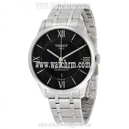 Tissot Chemin Des Tourelles Powermatic 80 Black Dial Stainless Steel Men's Watch T0994071105800