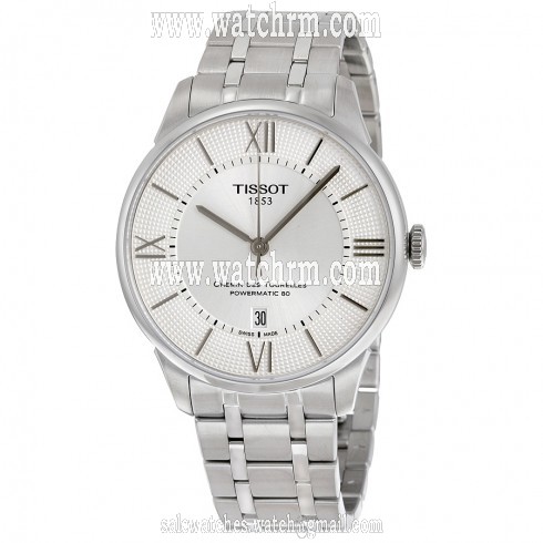 Tissot Chemin Des Tourelles Powermatic 80 Silver Dial Stainless Steel Men's Watch T0994071103800