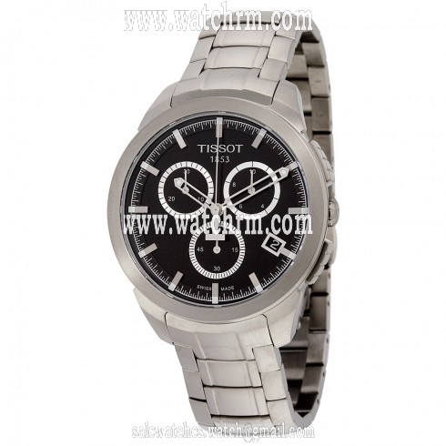 Tissot Chronograph Black Dial Titanium Men's Watch T0694174405100