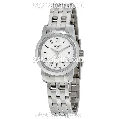 Tissot Classic Dream Jungfraubahn White Dial Stainless Steel Ladies Watch T0332101101310