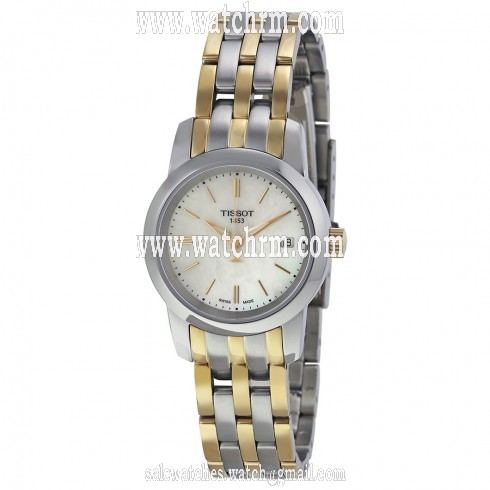 Tissot Classic Dream Mother of Pearl Dial Two-tone Ladies Watch T0332102211100