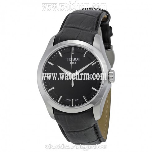 Tissot Couturier Black Dial Men's Watch T0354101605100
