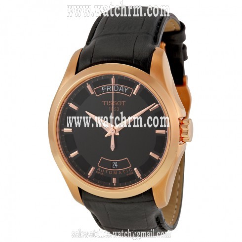 Tissot Couturier Rose Gold Tone Men's Watch T0354073605100
