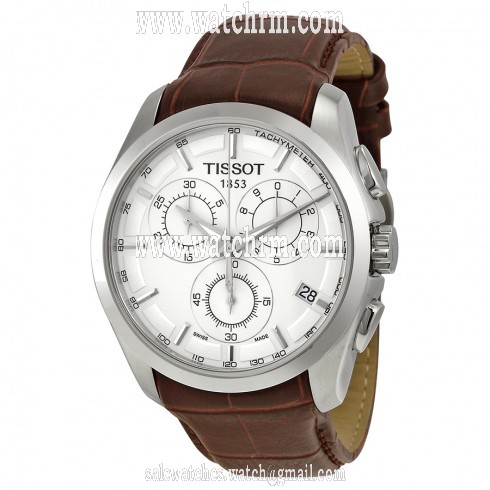 Tissot Couturier Silver Dial Chronograph Men's Watch T0356171603100
