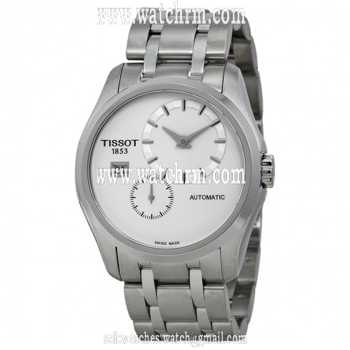 Tissot Couturier Silver Dial Stainless Steel Watch T0354281103100
