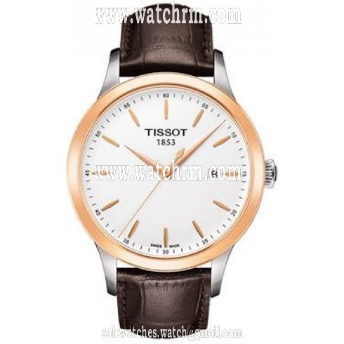 Tissot Couturier White Dial Brown Leather Men's Watch T9124104601100