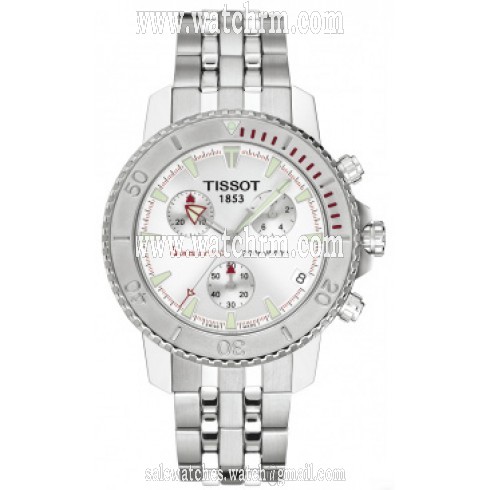 Tissot Diver Seastar Steel Chronograph Silver Men's Watch T19.1.485.31