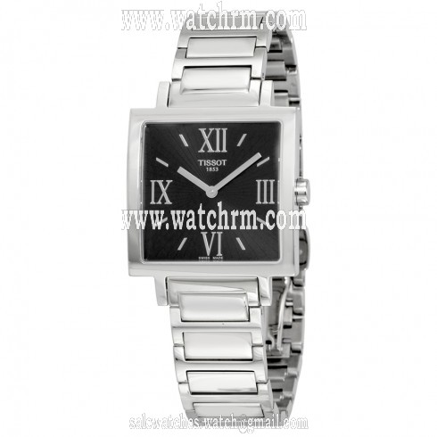 Tissot Happy Chic Black Dial Stainless Steel Ladies Watch T034.309.11.053.00