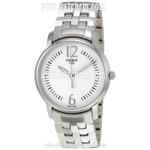 Tissot Lady Round Silver Dial Stainless Steel Ladies Watch T0522101103700