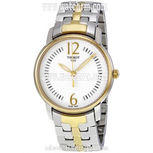 Tissot Lady Round Trend Silver PVD Ladies Watch T0522102203700