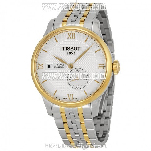 Tissot Le Locle Automatic Silver Dial Two-tone Men's Watch T0064282203800