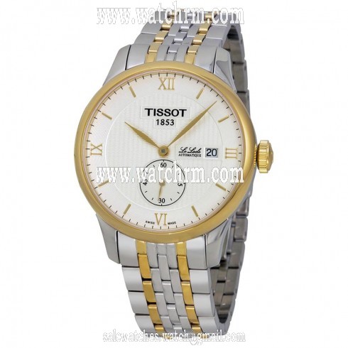 Tissot Le Locle Automatic White Dial Two-tone Men's Watch T0064282203801