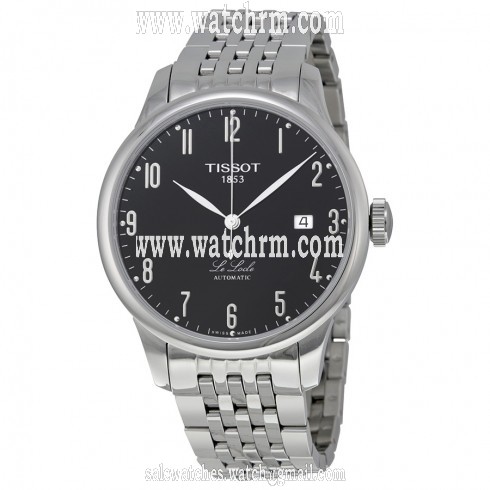 Tissot Le Locle Black Dial Stainless Steel Men's Watch T41148352