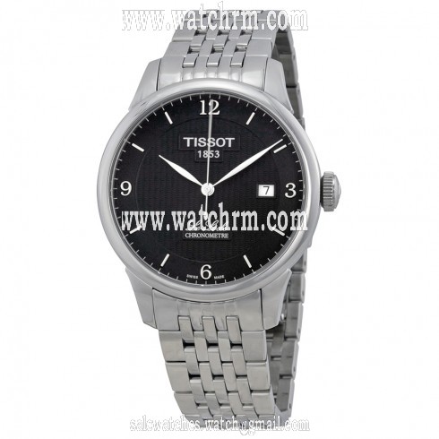 Tissot Le Locle Chronometre Black Dial Stainless Steel Men's Watch T0064081105700