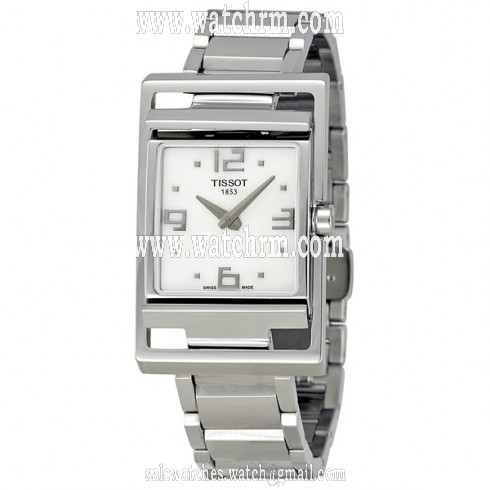 Tissot My-T Open Steel Mother of Pearl Dial Ladies Watch T0323091111700