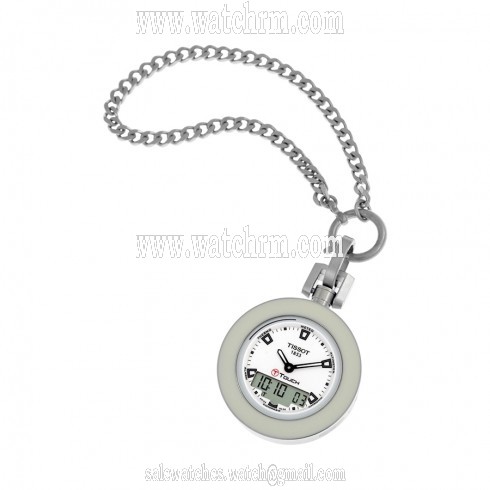 Tissot Pocket Touch White Dial Stainless Steel Case Men's Quartz Watch T8574201901100