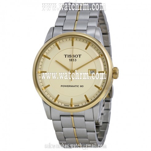 Tissot Powermatic 80 Ivory Dial Stainless Steel Men's Watch T0864072226100