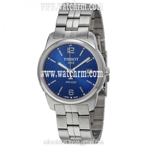 Tissot PR 100 Blue Dial Bracelet Men's Watch T0494101104701