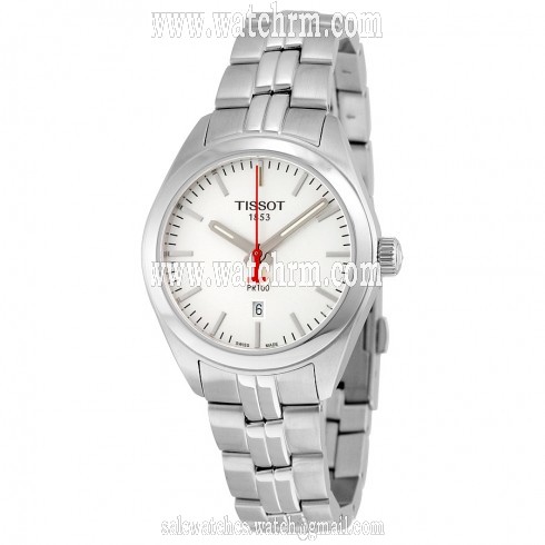 Tissot PR 100 NBA Special Edition Silver Dial Stainless Steel Ladies Watch T1012101103100