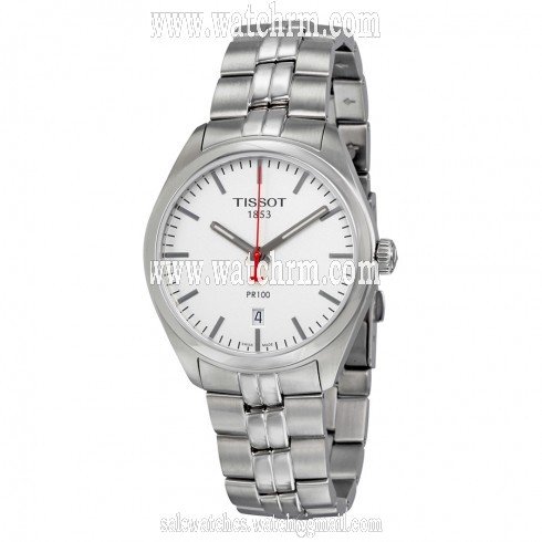 Tissot PR 100 NBA Special Edition Silver Dial Stainless Steel Men's Watch T1014101103101