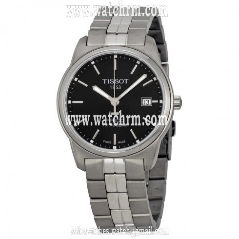 Tissot PR100 Black Dial Titanium Men's Watch T0494104405100