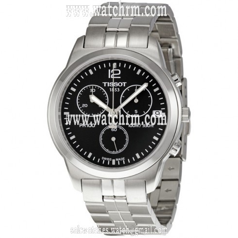 Tissot PR100 Chronograph Black Dial Men's Watch T0494171105700