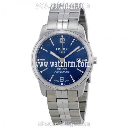Tissot PR100 Classic Blue Dial Stainless Steel Men's Watch T0494071104700