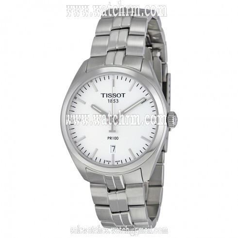 Tissot PR100 Silver Dial Stainless Steel Men's Watch T1014101103100
