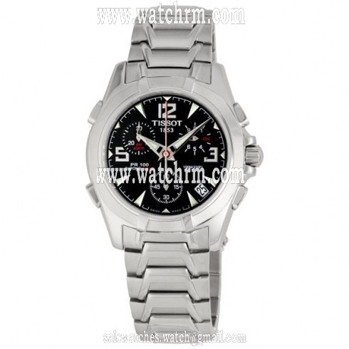 Tissot PR100 Steel Chronograph Black Men's Watch T14.1.486.52