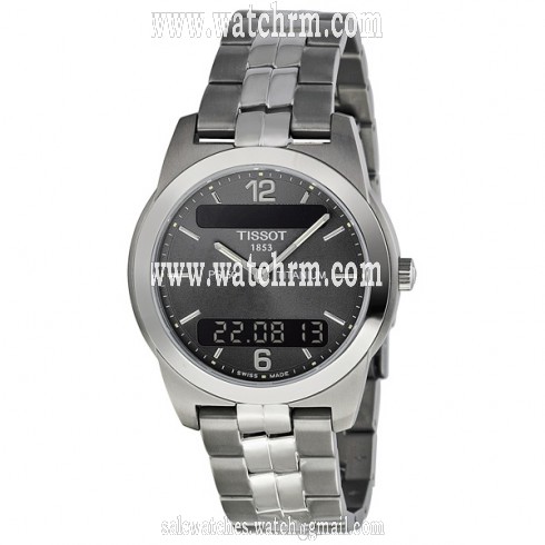 Tissot PR50 Titanium Analog/Digital Grey Men's Watch T34.7.487.62