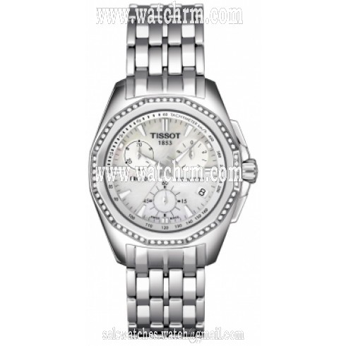Tissot PRC100 Diamond Chronograph Ladies Watch T22.1.486.21