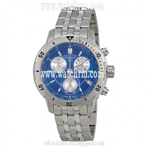 Tissot PRS 200 Chronograph Blue Dial Quartz Sport Men's Watch T0674171104100