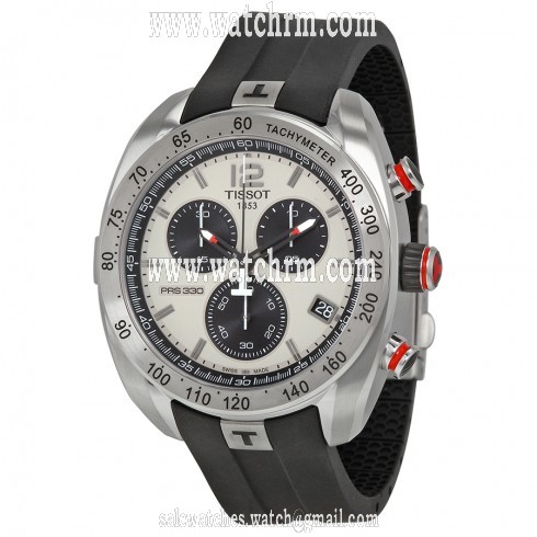 Tissot PRS 330 Chronograph Light Grey Dial Men's Watch T0764171708700