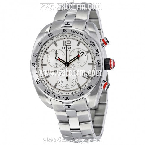 Tissot PRS 330 Chronograph Silver Dial Men's Watch T0764171103700