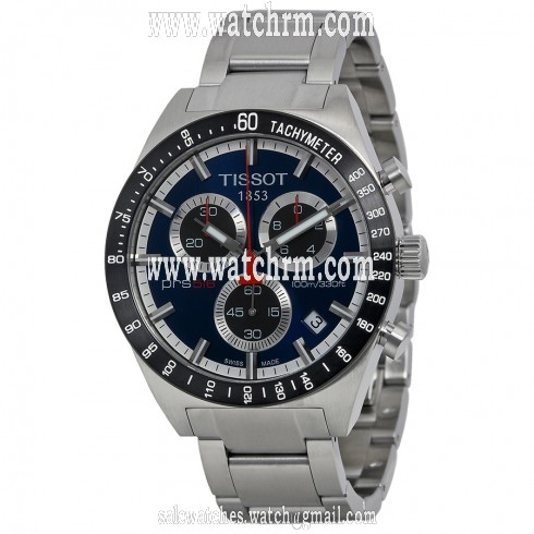 Tissot PRS516 Blue Dial Chronograph Men's Watch T0444172104100