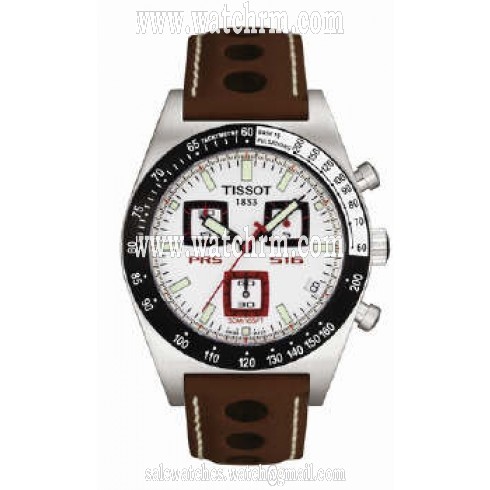 Tissot PRS516 Steel Chronograph Brown Men's Watch T91.1.416.31