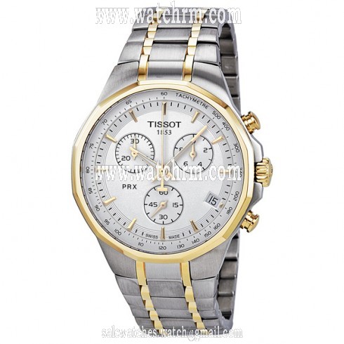Tissot PRX Classic Chronograph Two-tone Men's Watch T0774172203100