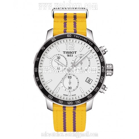 Tissot Quickster Lakers NBA Special Edition Silver Dial Men's Watch T0954171703705