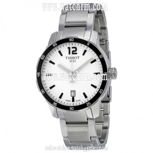 Tissot Quickster Silver Dial Stainless Steel Men's Watch T0954101103700
