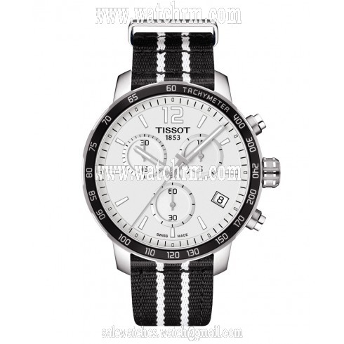Tissot Quickster Spurs NBA Special Edition Silver Dial Men's Watch