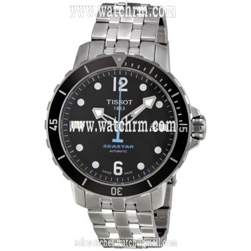 Tissot Seastar 1000 Black Dial Men's Watch T0664071105700