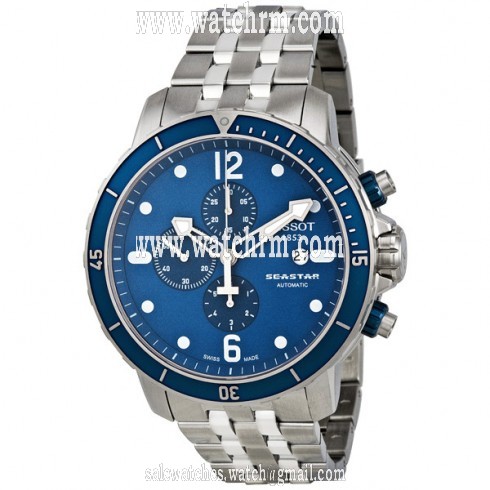 Tissot Seastar Chronograph Blue Dial Men's Watch T066.427.11.047.00