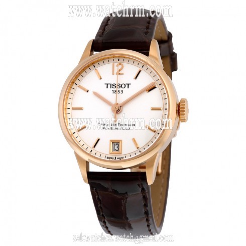 Tissot T-Classic Chemin Des Tourelles Automatic Silver Dial Ladies Watch T0992073603700