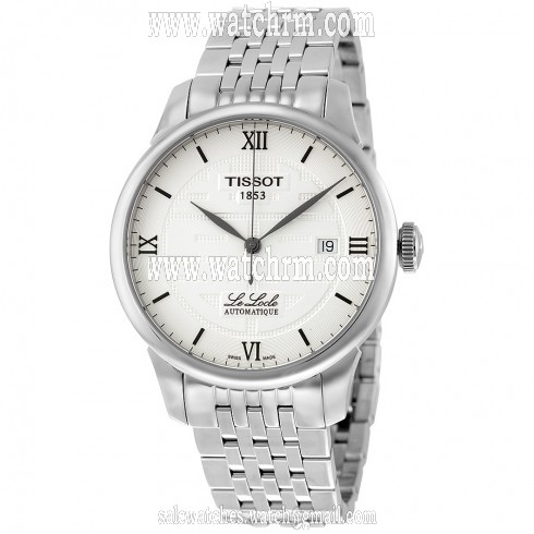 Tissot T-Classic Le Locle Silver Dial Stainless Steel Men's Watch T41183350