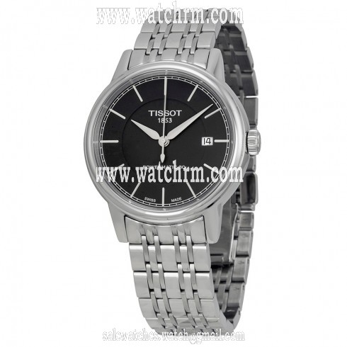 Tissot T Classic Powermatic Automatic Black Dial Stainless Steel Men's Watch T0854071105100