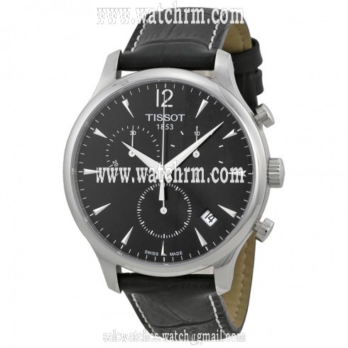Tissot T Classic Tradition Chronograph Black Dial Men's Watch T063.617.16.057.00