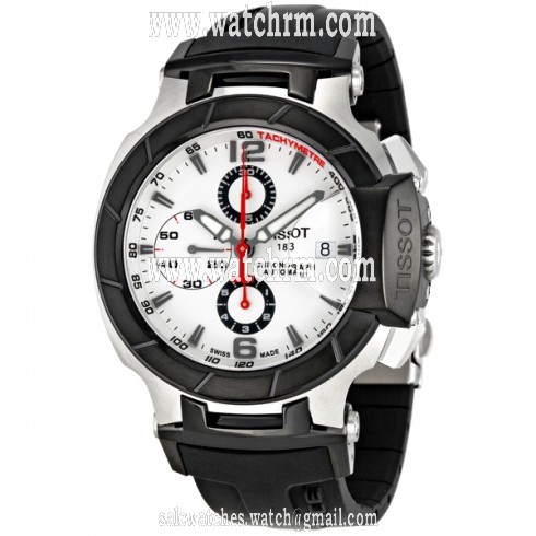 Tissot T Race Chronograph Black Rubber Strap Men's Watch T0484272703700