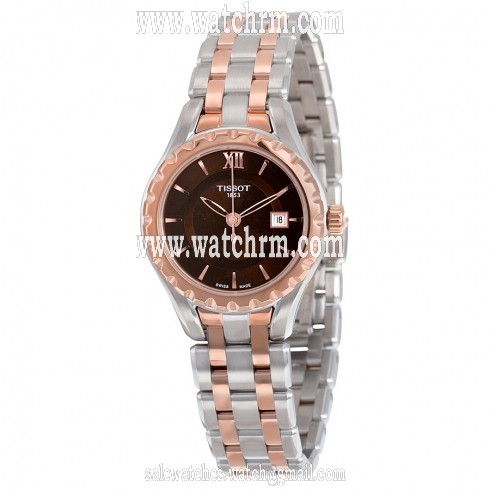 Tissot T-Trend Lady Brown Dial Two-tone Ladies Watch Watch T0720102229800