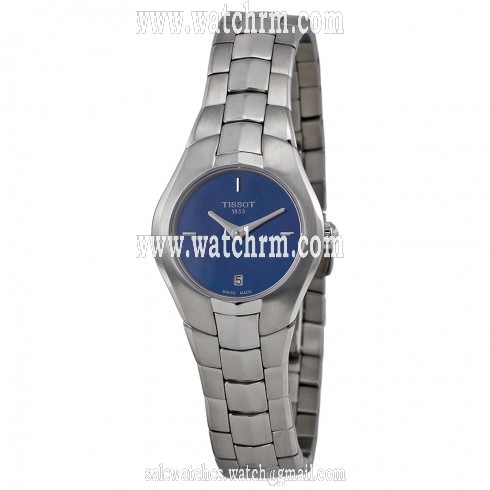 Tissot T Trend T Round Blue Dial Stainless Steel Ladies Watch T0960091113100