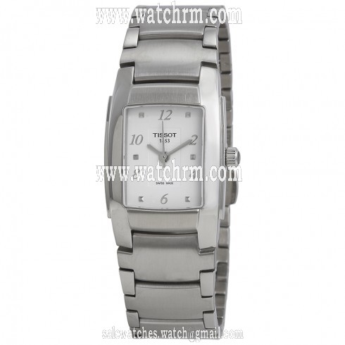 Tissot T-10 White Dial Stainless Steel Ladies Watch Ladies Watch T0733101101701